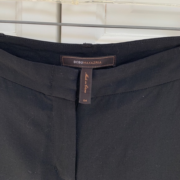 BCBG Black Trousers with Ankle Zippers - Picture 3 of 12
